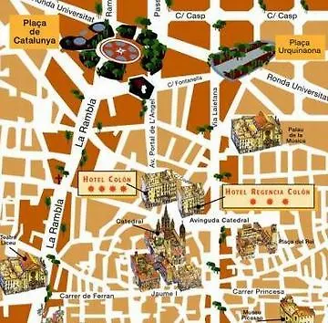 Regencia Colon Hotel Barcelona 3*,  Spain